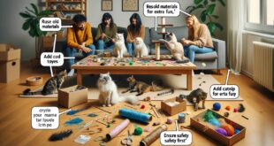 How to Keep Your Cat Entertained with DIY Toys